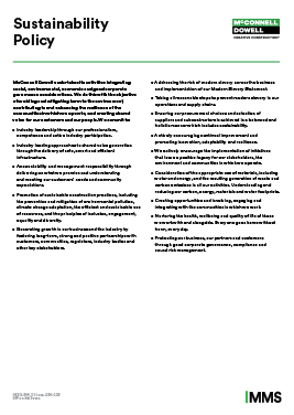 Sustainability Policy